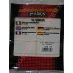 BUSTA DI ETICHETTE MARKIN COD. 43 F.TO IN MM 58 X 27